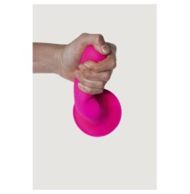 Dildo con ventosa Hitsens 4 Fucsia - Falli Dildo Sessuali - Sexy Sh...