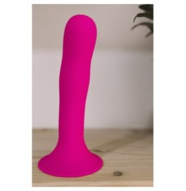 Dildo con ventosa Hitsens 4 Fucsia - Falli Dildo Sessuali - Sexy Sh...