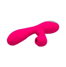 Vibratore vaginale con succhia clitoride Caribbean Shine pink - Vib...