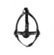 Imbracatura viso con morso Head Harness with Solid Ball Gag Black