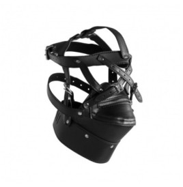 Imbracatura viso con zip per bocca Head Harness with Zip-up Mouth a...