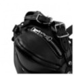 Imbracatura viso con zip per bocca Head Harness with Zip-up Mouth and Lock Black