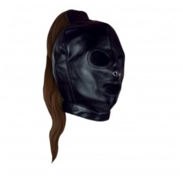 Maschera con coda Mask with Brown Ponytail Black - Maschere - Sexy ...