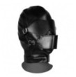 Maschera con morso Blindfolded Mask with Breathable Ball Gag Black