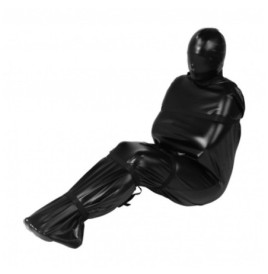 Sacco bondage con cinghie Body Bag with Nylon Straps Black - Costri...