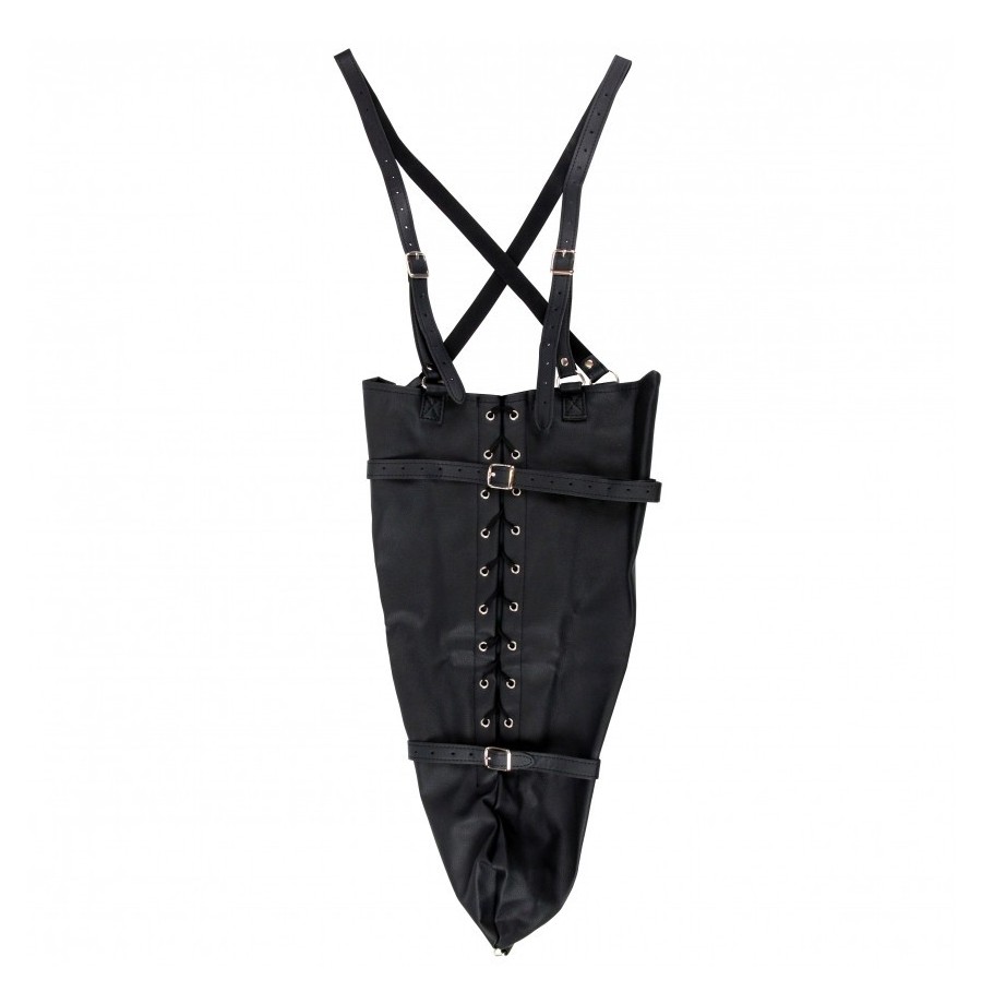 Costrittivo braccia bondage Lace-up Full Sleeve Arm Restraint Black