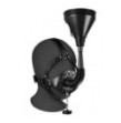 Imbracatura viso con imbuto Open Mouth Gag Head Harness with Funnel Black