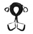 Fascia con manette per polsi e cosce Padded Thigh Sling with Hand Cuffs Black