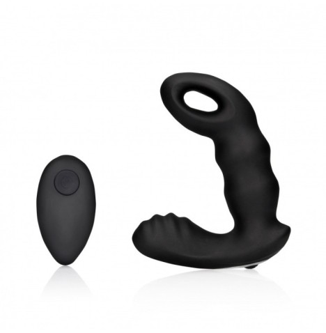 Vibratore per prostata Beaded Vibrating Prostate Massager with Remo...