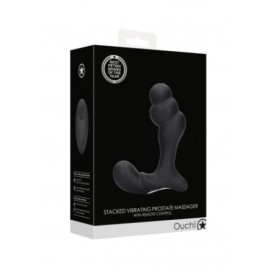 Vibratore per prostata Stacked Vibrating Prostate Massager with Rem...