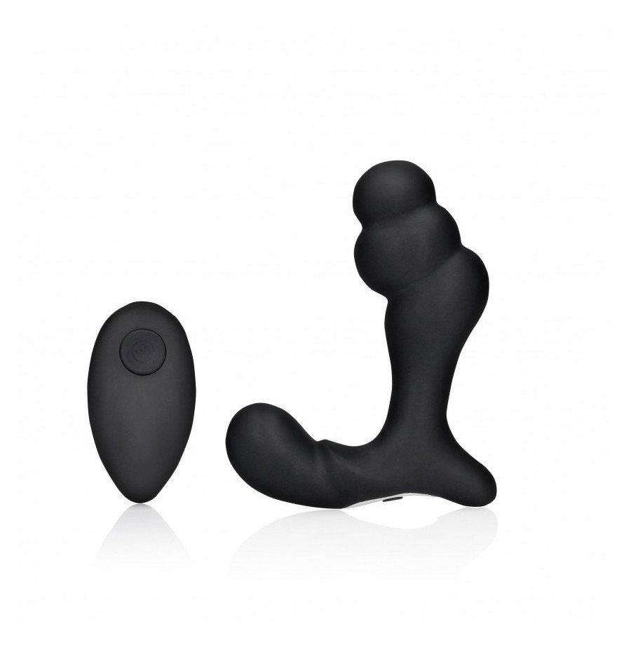 Vibratore per prostata Bent Vibrating Prostate Massager with Remote Control Black