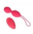 Palline vaginali vibranti Vibrating Egg with Remote Control Strawberry Red