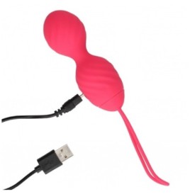 Palline vaginali vibranti Vibrating Egg with Remote Control Strawbe...