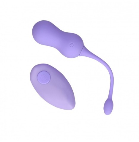 Palline vaginali vibranti Vibrating Egg with Remote Control Violet ...