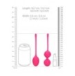 Plline vaginali 2 Piece Thumping Kegel Ball Set Wild Strawberry