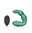 Vibratore anale per prostata Bent Vibrating Prostate Massager with Remote Control Metallic Green