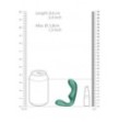 Vibratore anale per prostata Pointed Vibrating Prostate Massager with Remote Control Metallic Green