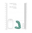 Vibratore anale per prostata Beaded Vibrating Prostate Massager with Remote Control Metallic Green