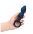 Plug anale Teardrop Shaped Anal Plug Large Baltic Blue