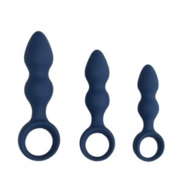 Plug anale Teardrop Shaped Anal Plug Large Baltic Blue - Plug Anale...