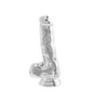 Fallo realistico con ventosa Clear Dildo w. Balls 6 inch