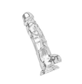 Fallo realistico con ventosa Clear Dildo w. Balls 8 inch - Falli Re...