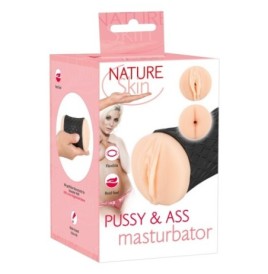 Masturbatore maschile Nature Skin Pussy & Ass Masturbator - Masturb...