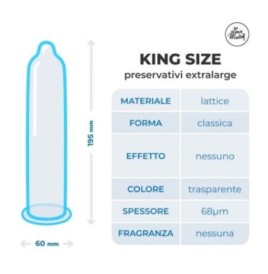 Preservativi King Size Profilattici love match 6 pezzi - Profilatti...