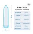 Preservativi King Size Profilattici love match 6 pezzi