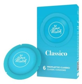 Preservativi classici Profilattici love match 6 pezzi - Profilattic...