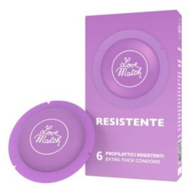 Preservativi resistenti Profilattici love match 6 pezzi - Profilatt...