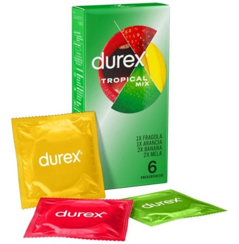 Preservativi DUREX TROPICAL 6 PEZZI - Profilattici - Sexy Shop Ingr...