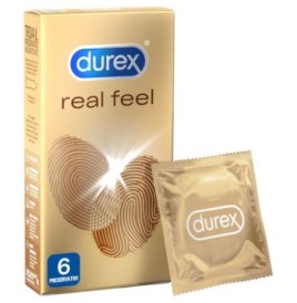 Preservativi DUREX REAL FEEL 6 PEZZI - Profilattici - Sexy Shop Ing...