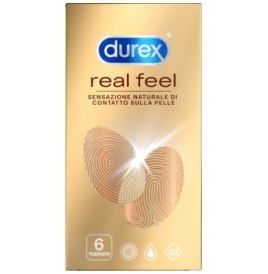 Preservativi DUREX REAL FEEL 6 PEZZI - Profilattici - Sexy Shop Ing...