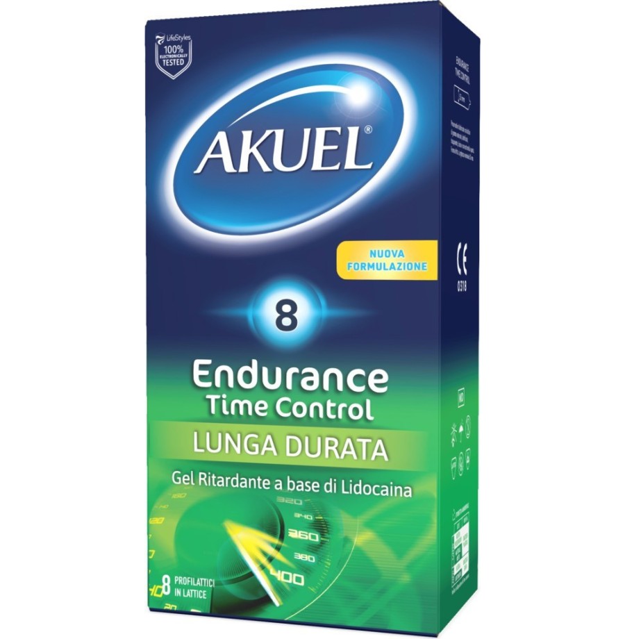 Preservativi AKUEL ENDURANCE TIME CONTROL 8 PEZZI