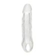 Guaina fallica con anello per testicoli Clear Extension 5.5 In