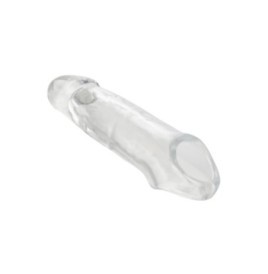 Guaina fallica con anello per testicoli Clear Extension 5.5 In - Gu...