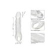 Guaina fallica con anello per testicoli Clear Extension 5.5 In