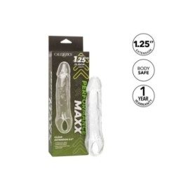 Guaina fallica con anello per testicoli Clear Extension 5.5 In - Gu...