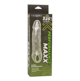 Guaina fallica con anello per testicoli Clear Extension 5.5 In - Gu...