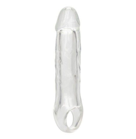 Guaina fallica con anello per testicoli Clear Extension 6.5 In - Gu...