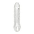 Guaina fallica con anello per testicoli Clear Extension 6.5 In