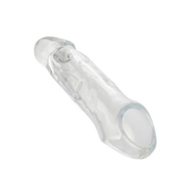 Guaina fallica con anello per testicoli Clear Extension 6.5 In - Gu...