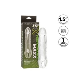 Guaina fallica con anello per testicoli Clear Extension 6.5 In - Gu...