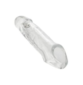 Guaina fallica con anello per testicoli Clear Extension 7.5 In - Gu...