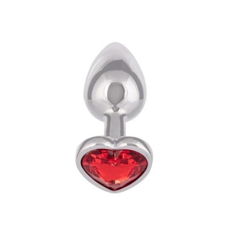 Plug anale con pietra Jewel Small Ruby Heart Plug - Plug Anale - Se...