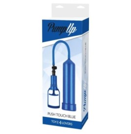 pompa per pene sviluppatore push touch blue - Sviluppatore Pene - S...