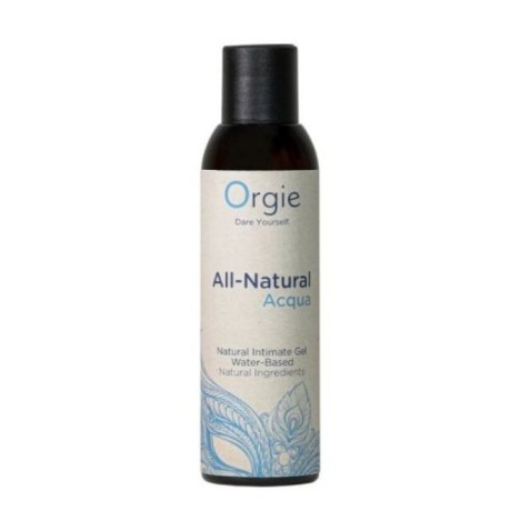 Lubrificante naturale gel orgie all natural acqua - Lubrificanti Se...