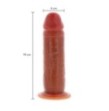 Fallo realistico Silicone Foreskin Dong 19 cm