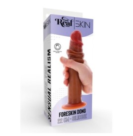 Fallo realistico dildo Silicone Foreskin Dong 22 cm - Falli Realist...